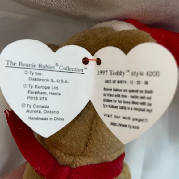 BEANIE BABIES RARE ORIGINAL1997 "TEDDY" - Picture 3 of 4
